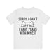 I Have Plants With My Cat Unisex - Tshirt