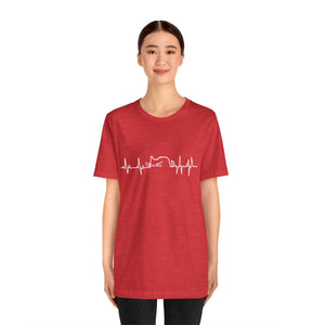 Cat Heart Beat Unisex T-Shirt