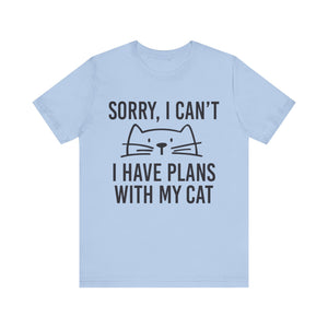 I Have Plants With My Cat Unisex - Tshirt