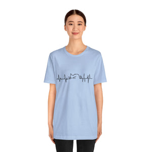 Cat Heart Beat Unisex T-Shirt