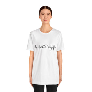 Cat Heart Beat Unisex T-Shirt