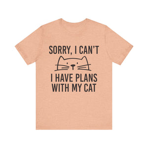 I Have Plants With My Cat Unisex - Tshirt