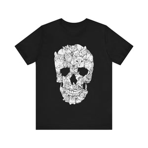 Skull Cat Unisex T-Shirt