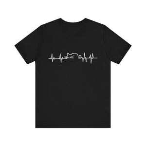 Cat Heart Beat Unisex T-Shirt