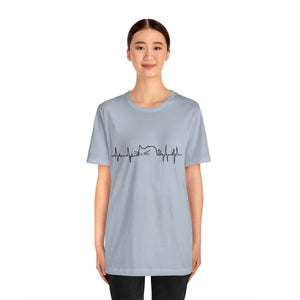 Cat Heart Beat Unisex T-Shirt