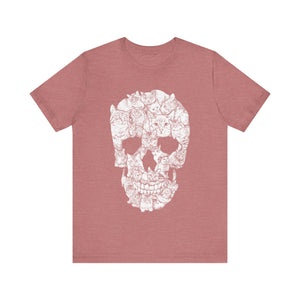 Skull Cat Unisex T-Shirt