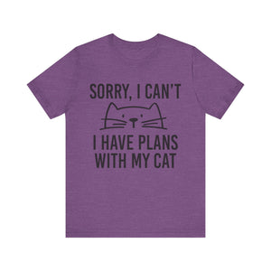 I Have Plants With My Cat Unisex - Tshirt