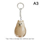 Cute Pet Hair Storage Box Keychain