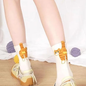 Funny Cat Socks