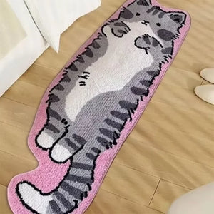 Cat Carpet Funny Fluffy