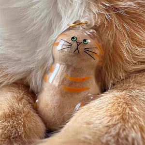 Cute Pet Hair Storage Box Keychain
