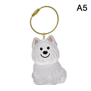 Cute Pet Hair Storage Box Keychain