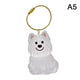 Cute Pet Hair Storage Box Keychain