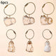 Cute Pet Hair Storage Box Keychain