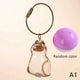 Cute Pet Hair Storage Box Keychain