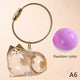 Cute Pet Hair Storage Box Keychain