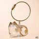 Cute Pet Hair Storage Box Keychain
