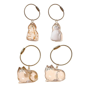 Cute Pet Hair Storage Box Keychain