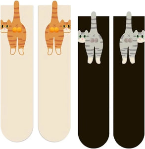 Funny Cat Socks