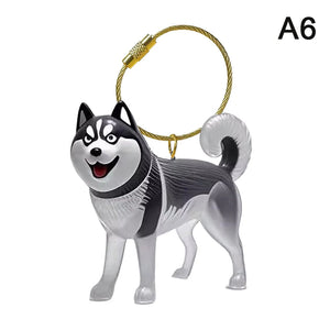 Cute Pet Hair Storage Box Keychain