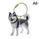Cute Pet Hair Storage Box Keychain