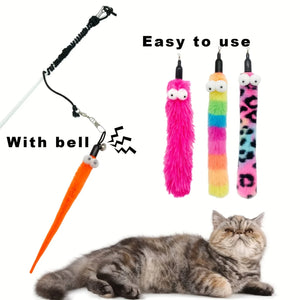Cat Toy Wand  (9pcs)