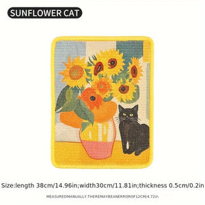 Durable Wall-Mounted Cat Scratching