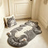 Adorable Fun Cat-Shaped Area Rug