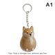 Cute Pet Hair Storage Box Keychain