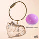 Cute Pet Hair Storage Box Keychain